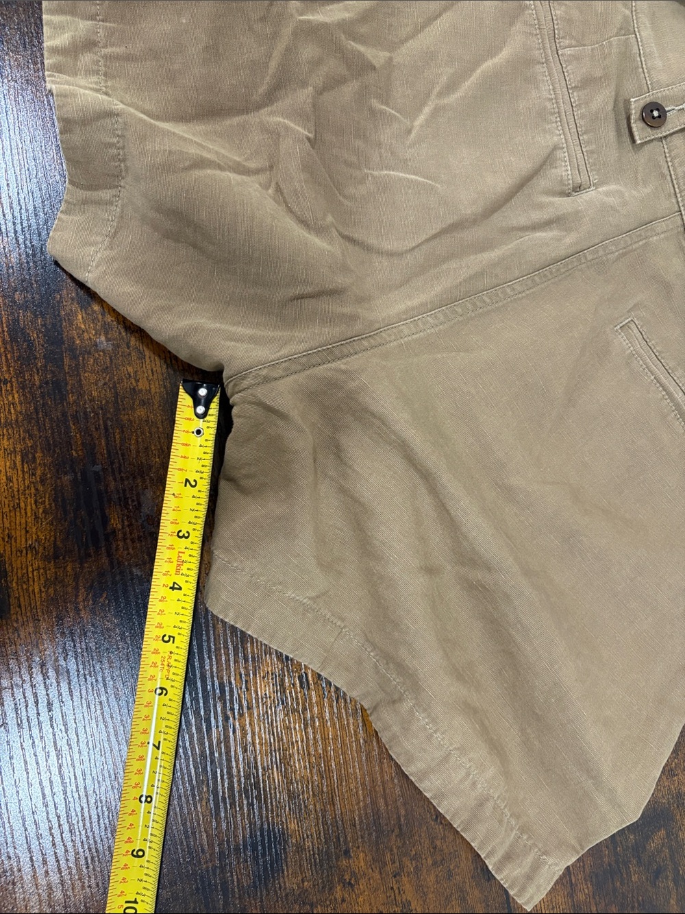 Buck Mason Women’s Washed Olive Scout Shorts Size Small NWT Utility Belted $168 - Picture 7 of 10